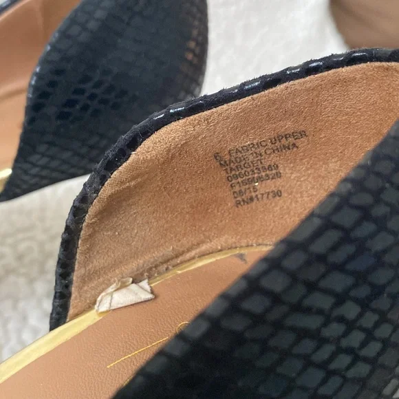 Mossimo Supply Co. Faux Snakeskin Stiletto Heels - Picture 8 of 13